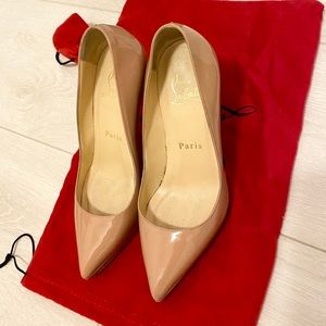 Christian Louboutin Pigalle Plato 100 Patent EU 34
